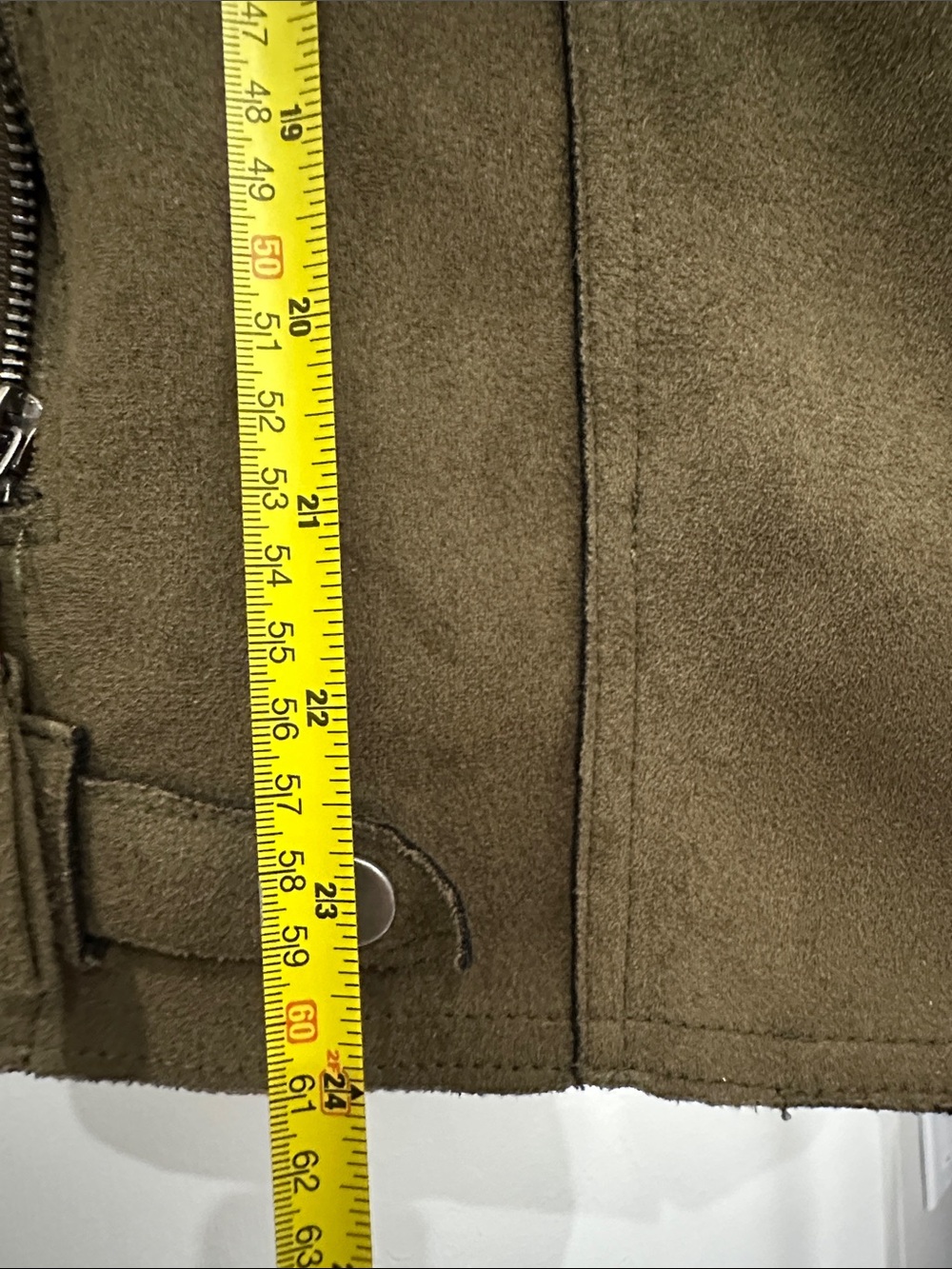 paparazzi Saude Olive Green Vest - Picture 7 of 7